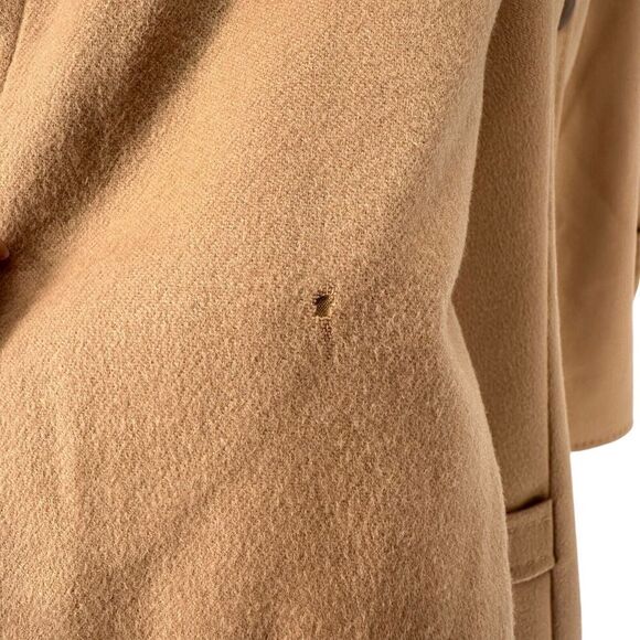 ESCADA Cashmere Jacket Size 42 US L Tan Piacenza Three Button Classic Designer - Picture 6 of 16